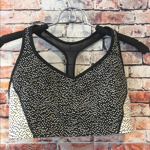 Victoria's Secret Other - Black and white polka dot VSX sports bra